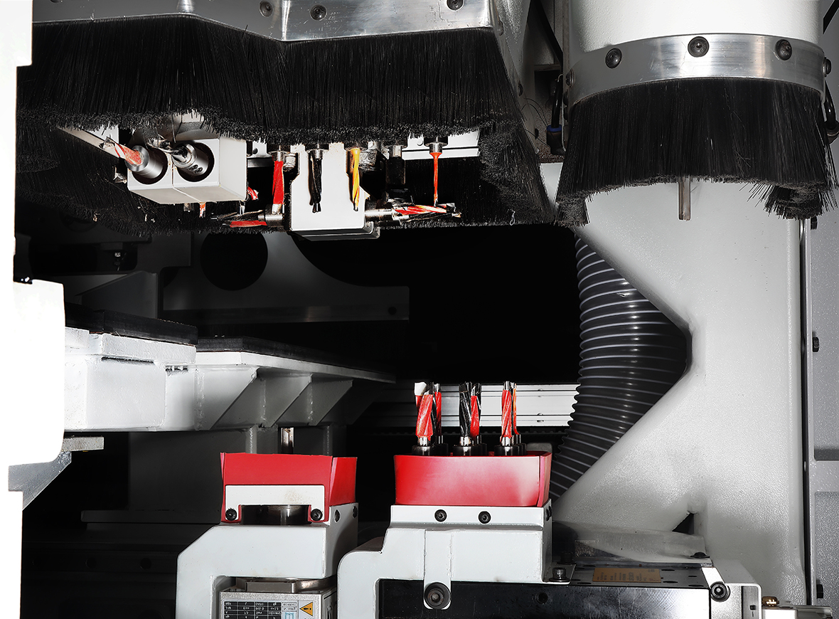 垂直鉆及水平鉆孔總成 上下垂直鉆及水平鉆孔總成,銑槽裝置